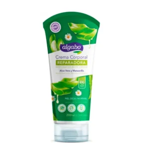 Crema Corporal Algabo Reparadora Aloe Vera y Manzanilla 200 ml