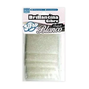 Brillantina Gibre Sifap BLanco Perlado x5
