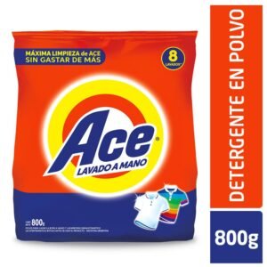 Jabon en Polvo Ace Lavado a Mano 800 Gr