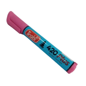 Marcador Trabi 420 Plus Tinta Al Agua Rosa