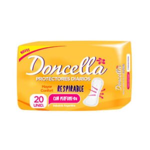 Protectores Diarios Doncella Respirable con Perfume x20