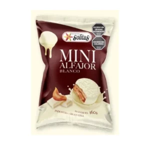 Solitas Mini Alfajor Chocolate Blanco 160 Gr