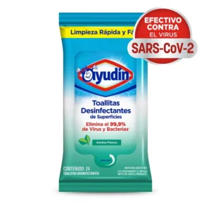 Toallitas Desinfectantes Ayudin Aroma Fresco x24