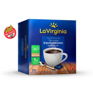 Cafe La Virginia Torrado Por Saquito de 5 Gr