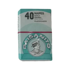 40 Naipes Paisanito Estilo Español Plastificadas