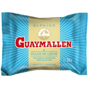 Alfajor Guaymallén Blanco Dulce de Leche 38 Gr Simple