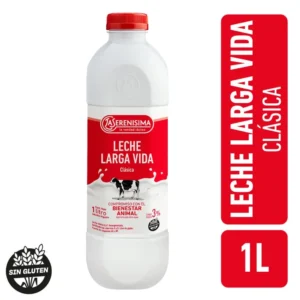 Leche Larga Vida Clasica Botella 1 Litro