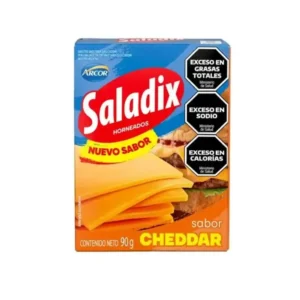 Saladix Nuevo Sabor Cheddar Caja 90 Gr