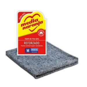 Trapo de Piso Gris Reforzado Media Naranja 58 x 60 Grande